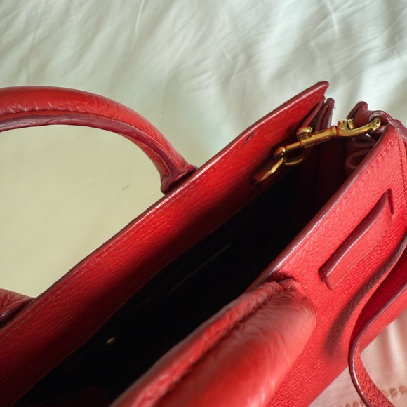 Saint Laurent Red Sac du Jour - Picture 6 of 8
